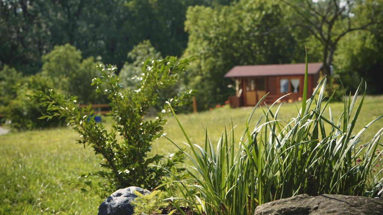 Cozy Wood Hut On The Farm Vila Trebivlice Exterior foto